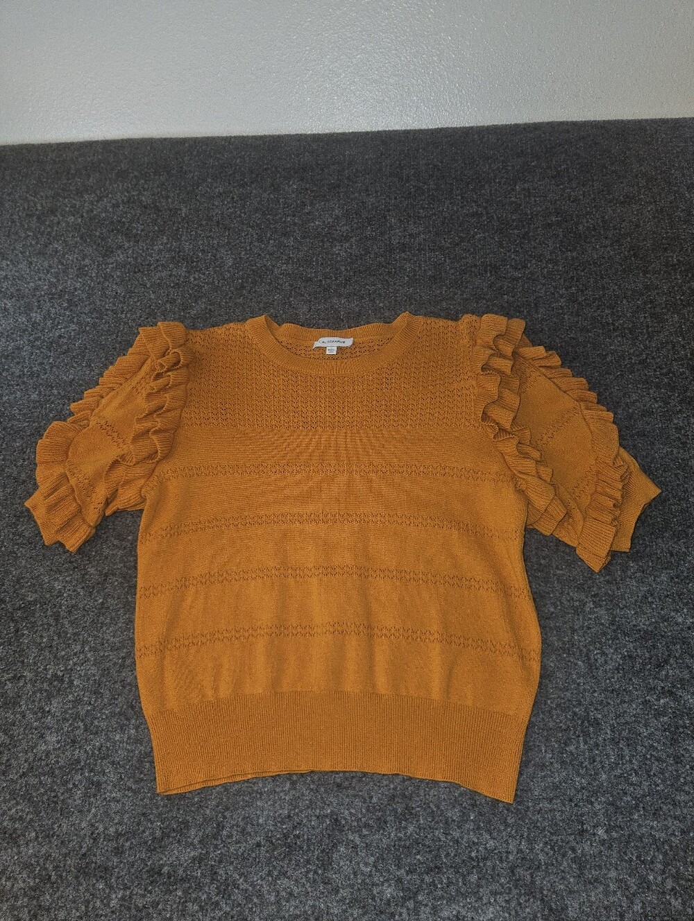 Calligraphie Pointelle Sweater..large